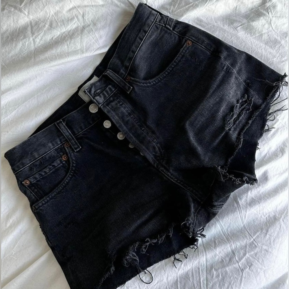 Agolde Parker denim shorts